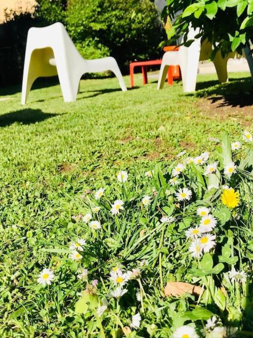 La Maison Pop Appartement Meuble Independant Avec Jardin Romans-sur-Isère Kültér fotó
